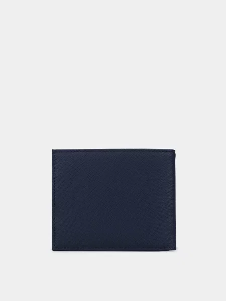 Кожаный кошелек Emporio Armani синий