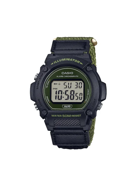 Karóra Casio Black/Green fekete