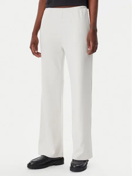 Calvin Klein Jeans Pantaloni trening Écru Straight Fit bej