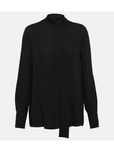 Bluză Valentino de mătase negru