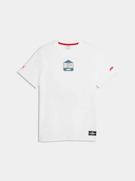 Жіноча Футболка PUMA F1 Monza Tee комбінований верх білий
