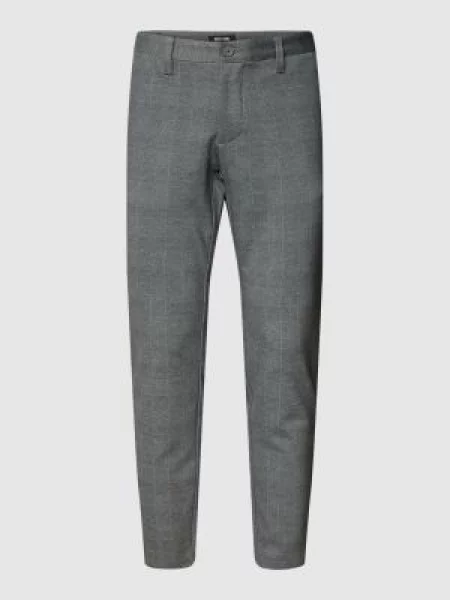 Spodnie o kroju tapered fit z dodatkiem streczu model ‘Mark’ Only & Sons