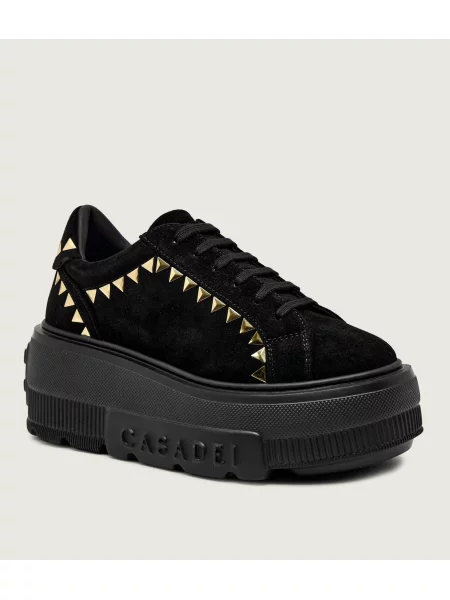 Casadei Sneakers RENNA | piele întoarsă negru