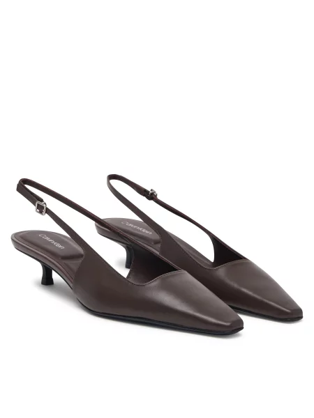 Lodičky Calvin Klein Kitten Heel Pump Sling Hdw čierna