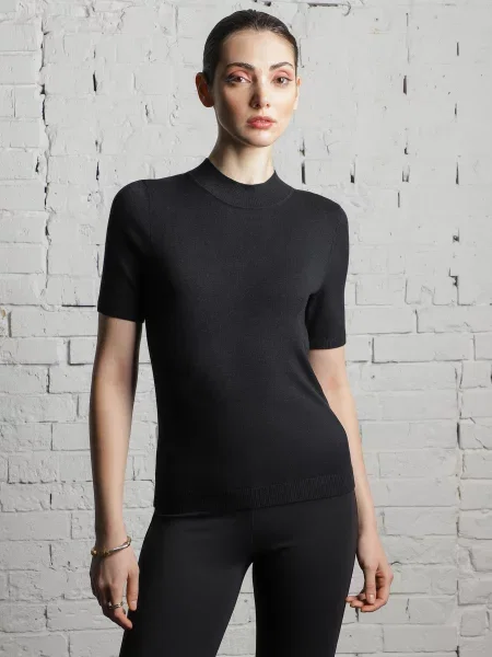 Футболка Promin из модала черная