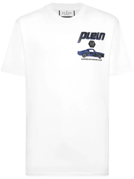Tricou Philipp Plein alb