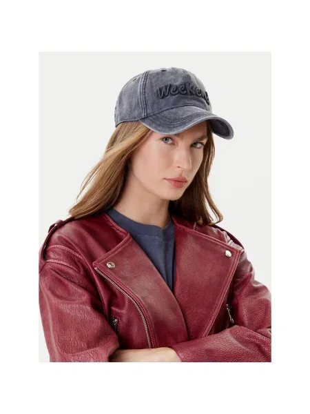 Șapcă Weekend Max Mara Bruno Bleumarin gri