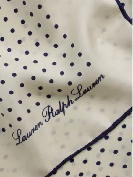 Lauren Ralph Lauren Šátek krémová / námořnická modř