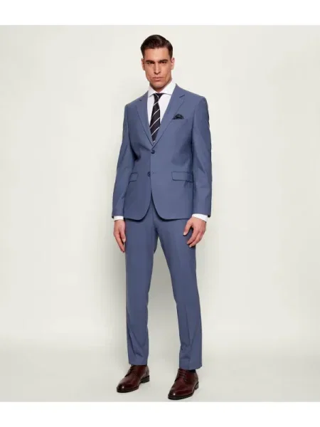 HUGO De lână costum | Extra albastru