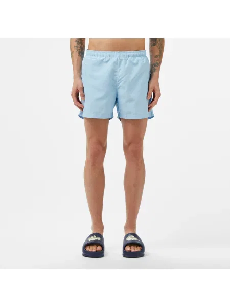 Lacoste Kąpielówki Regular Fit Jasnoniebieskie niebieski