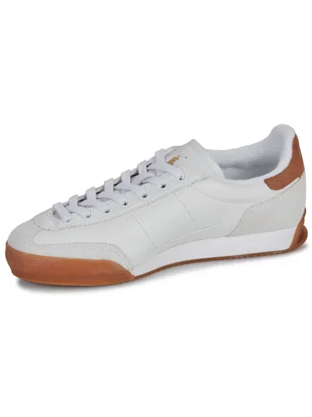 Sneakerși Polo Ralph Lauren din piele alb
