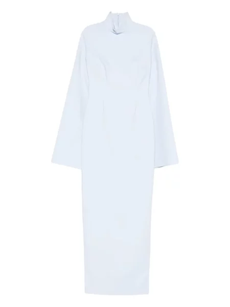 Rochie maxi Solace London de costum albastru