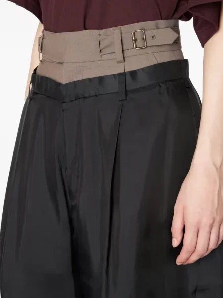 Pantaloni Kolor plisate negru