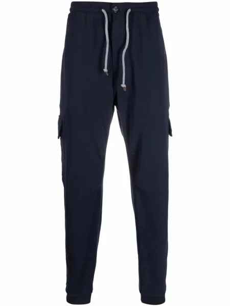 Pantaloni Brunello Cucinelli alergare cu cordon