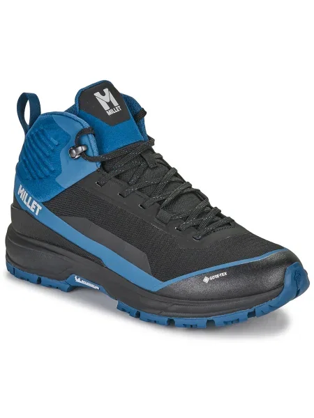 Pánske trekové topánky Millet Wanaka Mid GTX black/ dark denim čierna