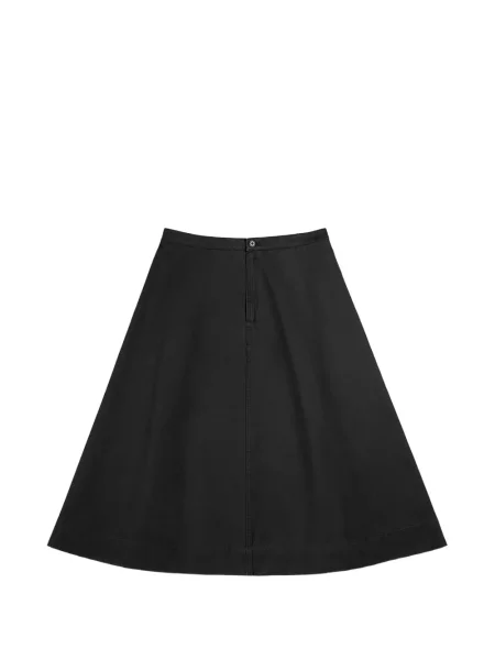 Fustă midi Future Classics în linie A negru