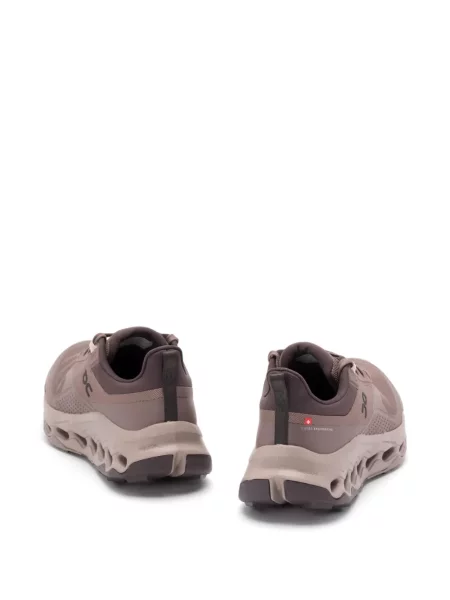 Sneakerși On cu șireturi din dantelă gri