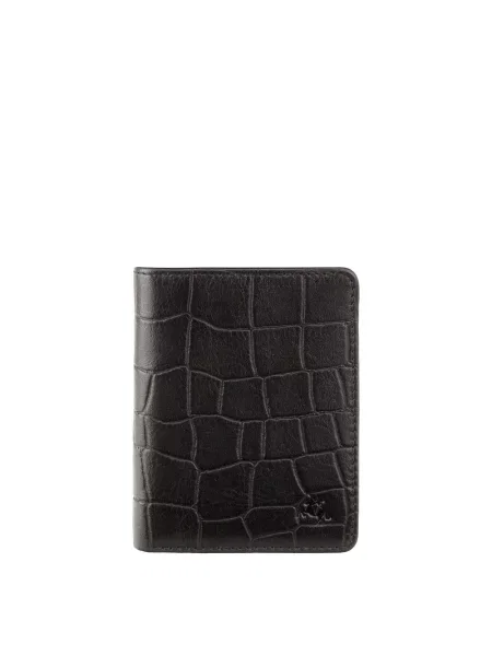 Кожаный кошелек Visconti черный
