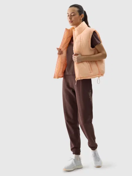 Vestă din puf 4f portocaliu