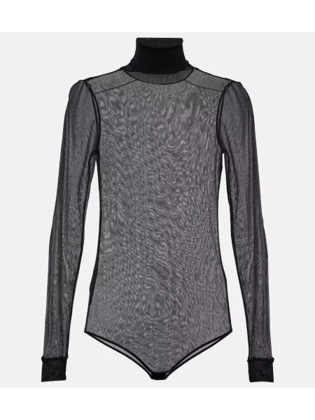 Body Maison Margiela transparente plasă negru