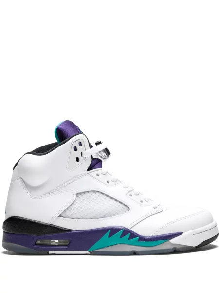 Sneakerși Jordan 5 Retro alb