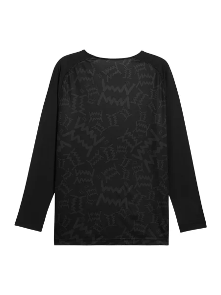 PUMA Tricou funcțional Teamjaws gri metalic negru
