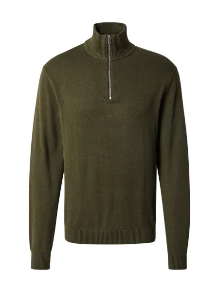 SELECTED HOMME Pulover SLHBERG închis verde