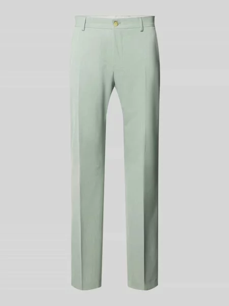 Spodnie garniturowe o kroju slim fit z dodatkiem model LIAM' Selected Homme