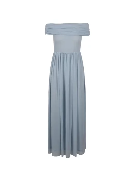 Maxi rochie maxi Rotate Birger Christensen asimetrică de costum albastru
