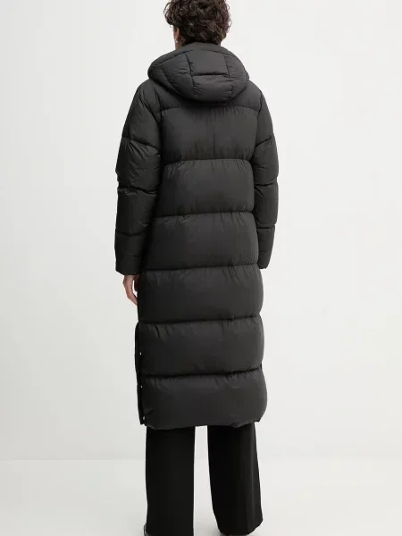 Péřová bunda Tommy Hilfiger zimní černá