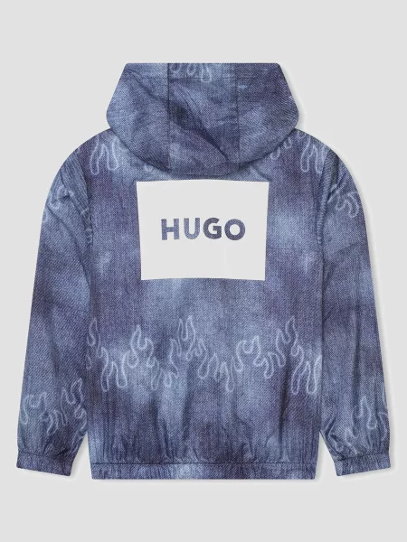 Детская ветровка Hugo синяя