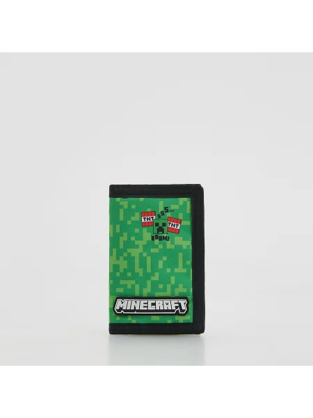 Reserved Minecraft pénztárca zöld
