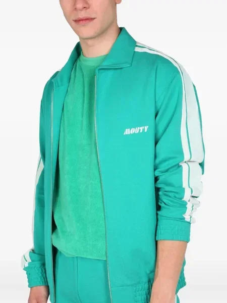 Hanorac Mouty cu dungi verde