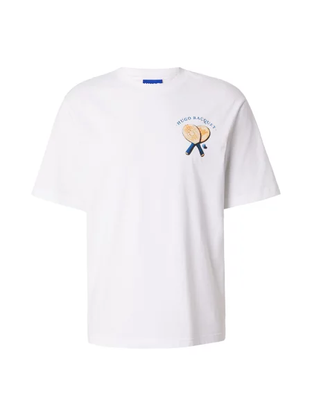 HUGO Tricou Nulaxo alb