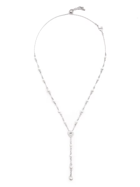 Colier Swarovski cu perle argintiu