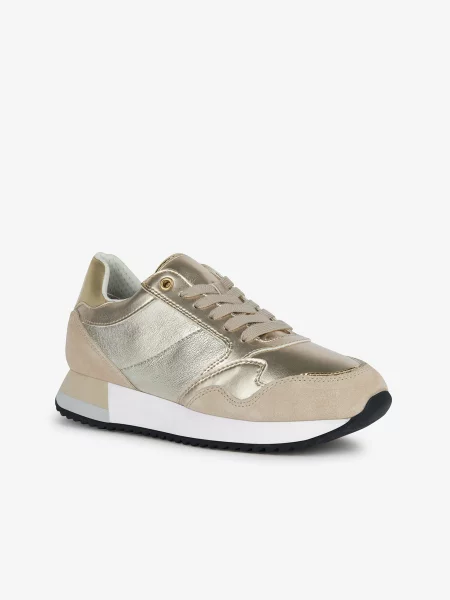 Sneakerși Geox alb