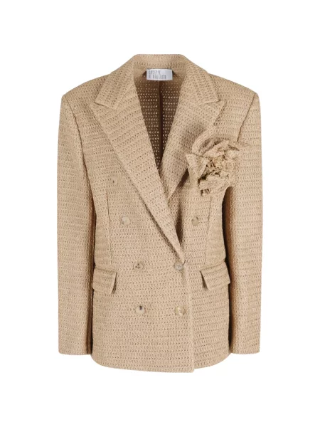 Croșetat sacou Giuseppe Di Morabito cu două rânduri de nasturi