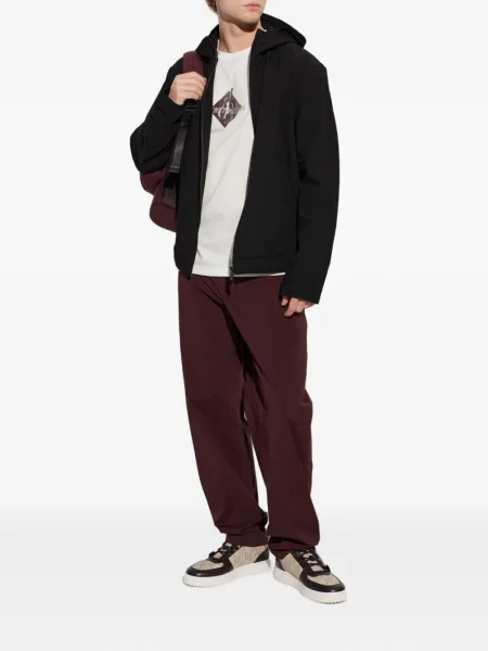 Pantaloni Emporio Armani roșu