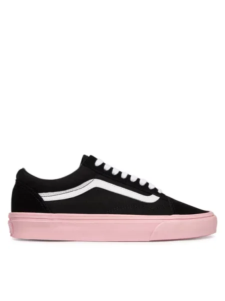VANS Niske tenisice OLD SKOOL roza bijela crna