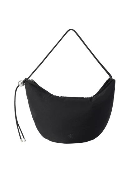 Calvin Klein Geantă Cord Small Hobo Bag negru