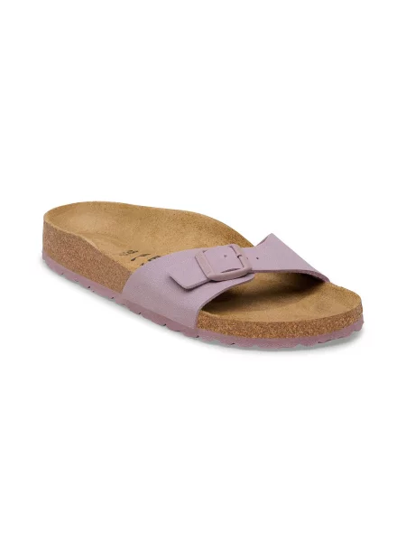 Birkenstock Madrid Birko-Flor Narrow Fit Faded Purple Kobiety Sandały Birkenstock Size: fioletowy