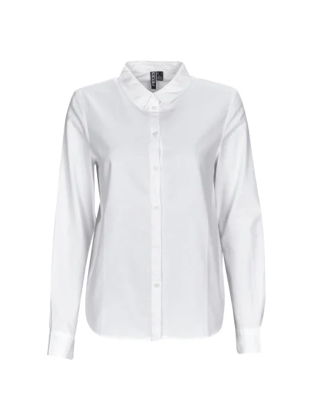 Bluză Pieces din țesătură twill