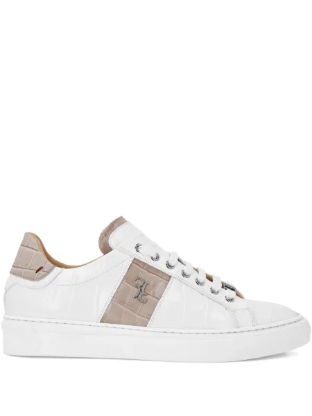 Sneakerși Billionaire din piele alb