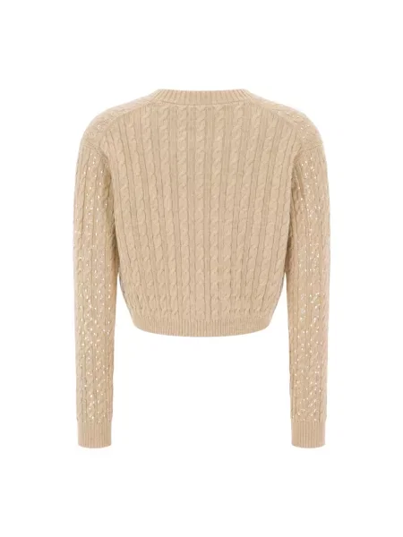Kardigan Max Mara Studio wełniany beżowy