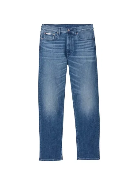 Blugi drepți Calvin Klein Jeans negru
