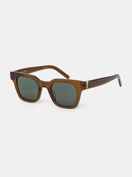 Saint Laurent ochelari de soare pătrați maro