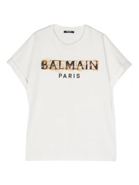 Koszulka dziecięca Balmain biała