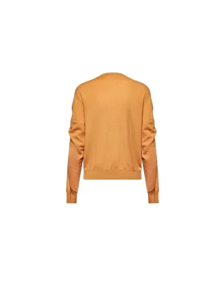 Sweter Silvian Heach wełniany brązowy