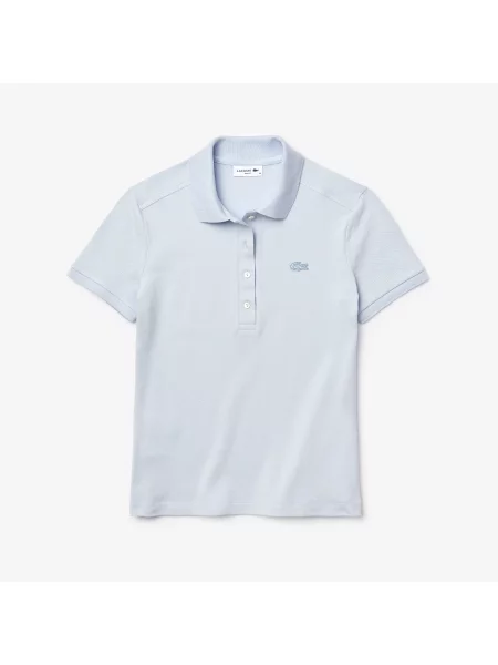 Поло Lacoste голубое
