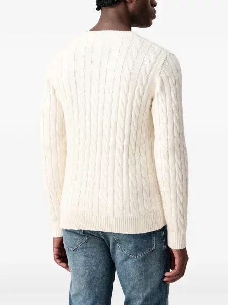 Sweter Lindbergh z okrągłym dekoltem